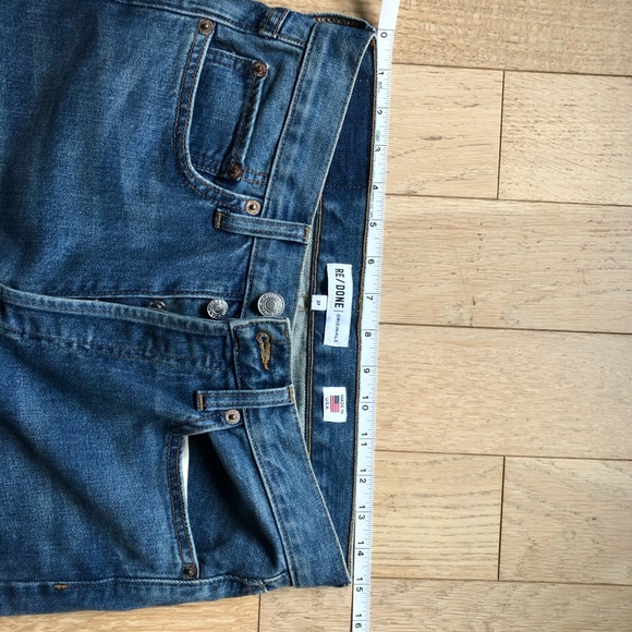Re/Done High Rise Ankle Crop Stretch - Picture 7 of 8